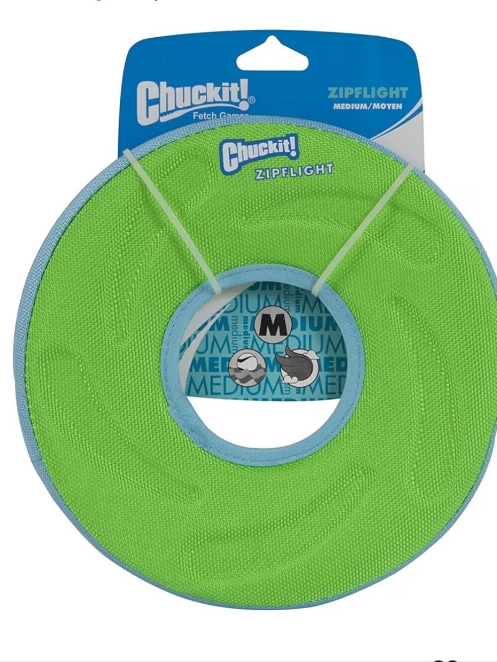 Chuckit! Zipflight Dog Disc - Bright Green